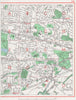 BEXLEYHEATH. Bexley Barnehurst Upton Bridgen Coldblow 1964 vintage map