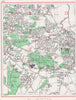 DARTFORD. Crayford Slade Green Barnehurst Bexley Wilmington. Pre bypass 1964 map