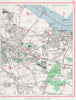 DARTFORD. Greenhithe New Town Darenth Stone Temple Hill. Pre bypass 1964 map