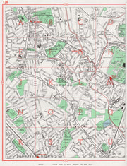 UPPER NORWOOD. Streatham Crystal Palace Thornton Heath Gipsy Hill 1964 old map