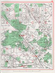 BROMLEY. Chislehurst West Elmstead Widmore Bickley Mottingham 1964 old map