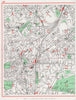 CROYDON. Thornton Heath Selhurst Woodside Addiscombe Norwood Junction 1964 map