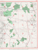 KENT. St. Paul's Cray Crockenhill Orpington Swanley Ramsden pre-A20/M25 1964 map