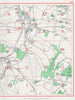 KENT. Sutton at Hone South Darenth Horton Kirby Farningham. Pre-M25/M20 1964 map