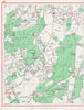 OXSHOTT. Harelane Claygate Esher Stoke d'Abernon. Pre-M25. Surrey 1964 old map