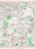 CARSHALTON.Wallington Beddington Woodcote Purley Woodmansterne Coulsdon 1964 map