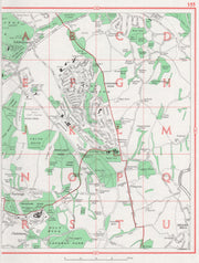 NEW ADDINGTON. Farleigh Chelsham Biggin Hill Forestdale Selsdon 1964 old map