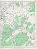 LEATHERHEAD.Lower Ashtead Headley Mickleham Langley Vale.Pre-M25.Surrey 1964 map