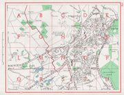 HATFIELD. Roe Green Garden Village The Ryde Birchwood Aerodrome. Herts 1964 map