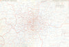 GREATER LONDON. Parliamentary Constituencies. Home counties.On 2 sheets 1964 map