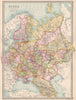 EUROPEAN RUSSIA. including Caucasus & Finland. BARTHOLOMEW 1890 old map
