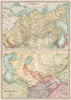 NORTH & CENTRAL ASIA. Khiva Bukhara Turkestan &c. BARTHOLOMEW 1890 old map