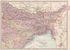 BRITISH INDIA-NORTH EAST. Bengal Assam Bhutan Sikkim &c. BARTHOLOMEW 1890 map
