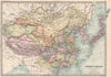 EAST ASIA. Chinese Empire and Japan. Korea. BARTHOLOMEW 1890 old antique map