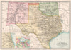 USA SOUTH.Texas New Mexico Indian Territory & 