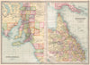 AUSTRALIA.South Australia;Queensland & British New Guinea.BARTHOLOMEW 1890 map