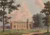 RUGBY SCHOOL. View of School House from the Close 1816 old antique print