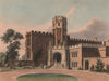RUGBY SCHOOL. The Head Master's house Rugby School 1816 old antique print