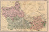 BERKSHIRE. Showing Parliamentary divisions, boroughs & parks. BACON 1896 map