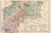 GLOUCESTERSHIRE & WORCESTERSHIRE SOUTH. Parliamentary divisions. BACON 1896 map
