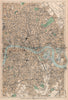 EAST LONDON. Tower Hamlets Hackney Islington Lambeth City. BACON 1896 old map