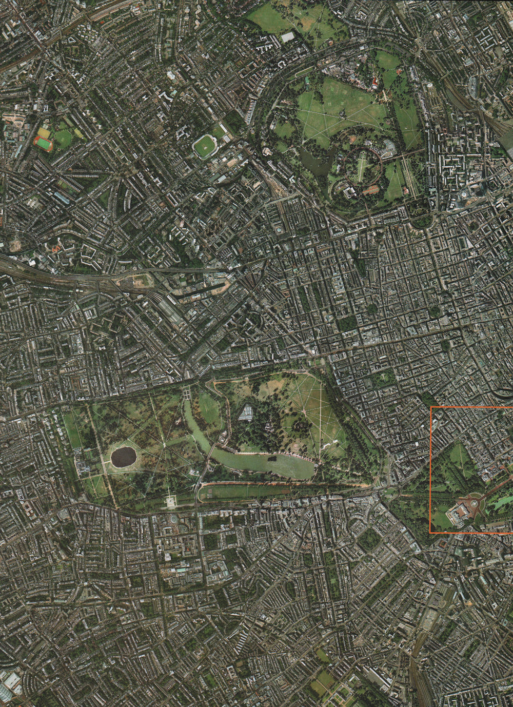 WEST LONDON.Westminster Marylebone Mayfair Kensington Chelsea Bayswater 2000 map