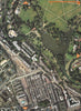 REGENT'S PARK NW1.Mosque London bus.School Marylebone/Baker St Stations 2000 map