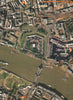 TOWER OF LONDON/BRIDGE EC3 SE1. St Katharine's Dock Butler's Wharf 2000 map