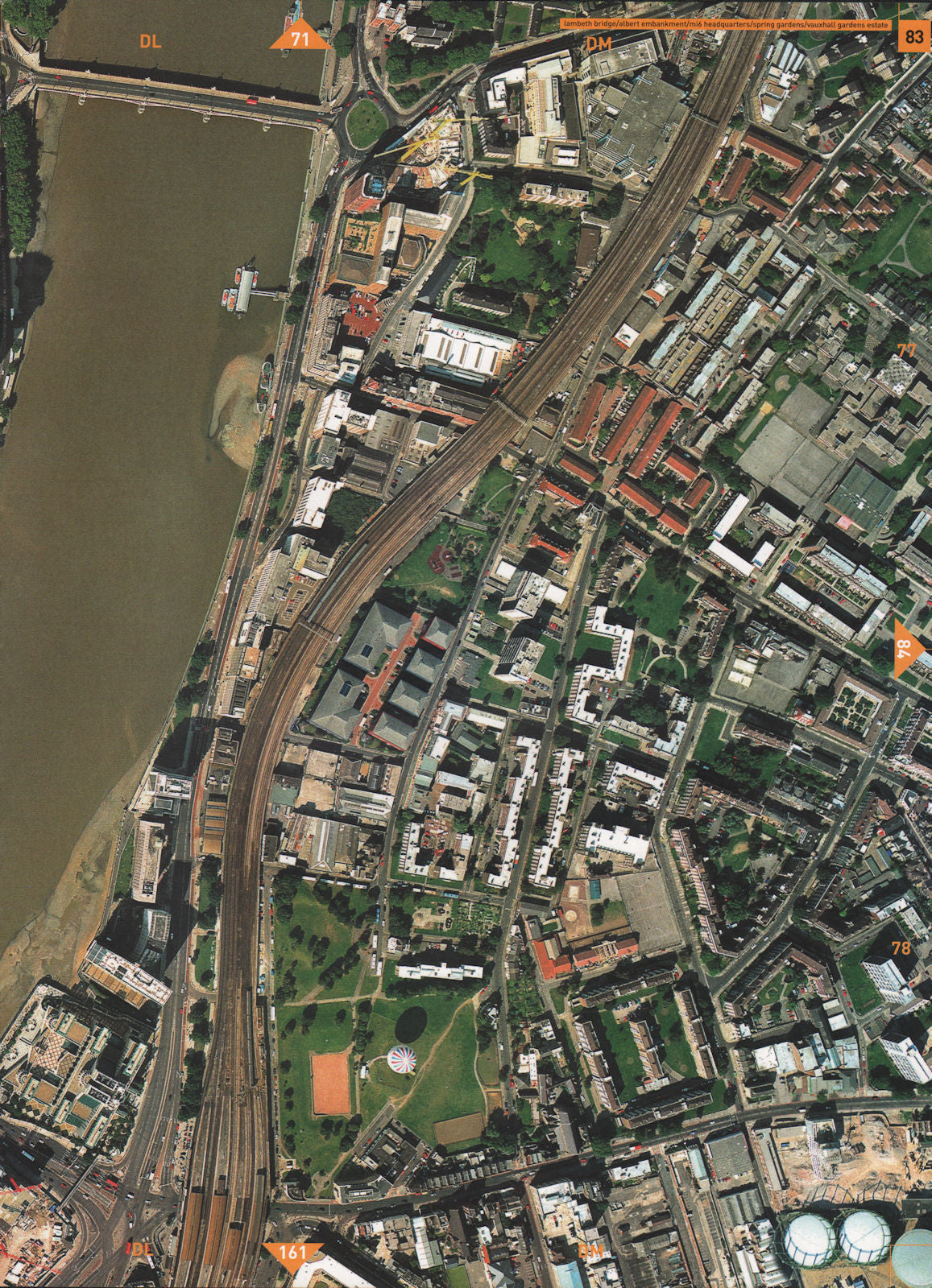 VAUXHALL SE11. Lambeth Bridge Albert Embankment MI6 Headquarters 2000 ...