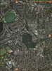 STOKE NEWINGTON N16. Stamford Hill Clissold Park Abney Park Cemetery 2000 map