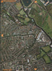 UPPER CLAPTON E5 N16. Springfield Park river Lea Walthamstow Marshes 2000 map