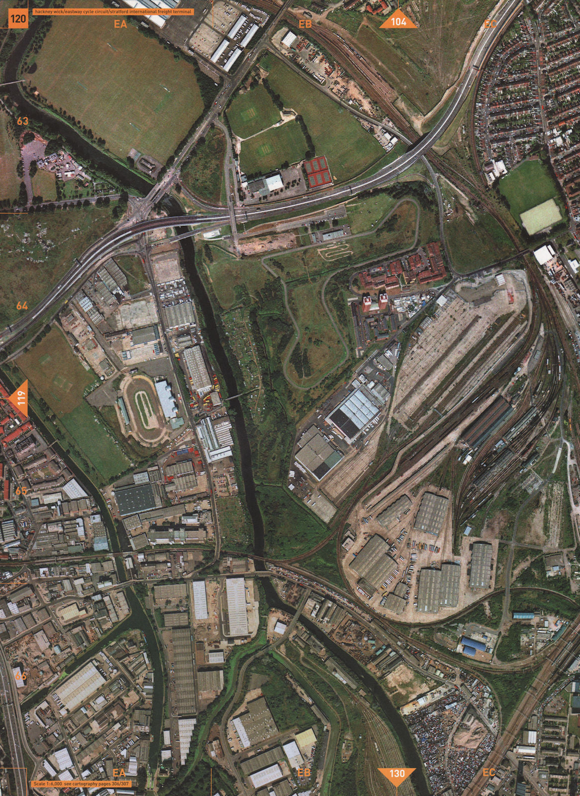 E15 Map STRATFORD E15 E9 E10.Freight Terminal(now the Olympic Park & Stadium ...