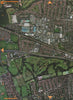 PERIVALE W5 W13 UB6. Industrial Park Ealing Golf Course 2000 old vintage map
