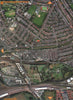 KENSAL GREEN NW10 W10.Willesden Green Sports Grnd St Mary's RC Cemetery 2000 map