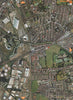 PLAISTOW E15 E16 E13. West Ham East London Cemetery 2000 old vintage map chart