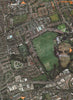 GUNNERSBURY PARK W3 W5 TW8. Ealing Kew Bridge Station S Ealing Cemetery 2000 map
