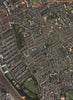 FULHAM SW6 W6 W14.Craven Cottage Bishops Park Fulham Palace Queens Club 2000 map