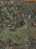 GREENWICH PARK SE10 SE3. Royal Naval College Queen's House Blackheath 2000 map