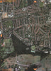 NORTH SHEEN TW9 TW10 SW14. Mortlake East Sheen Common Richmond Park 2000 map