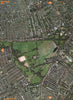 CLAPHAM COMMON SW4 SW11. Clapham South Clapham Park 2000 old vintage map chart