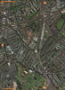BRIXTON SW9 SE24 SW2 SE5. Brockwell Park and Lido Herne Hill 2000 old map