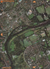 TWICKENHAM TW1 TW10. Marble Hill Park Eel Pie Island Ham House Ham 2000 map