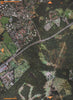 PUTNEY HEATH SW15 SW19. Putney Vale Cemetery Wimbledon Common 2000 old map