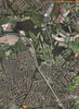 EDGWARE NW7. Mill Hill Golf Course Scratchwood Services M1 Edgware 2000 map