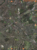 FINCHLEY N2 N3 N12 N10. St. Pancras Cemetery Hampstead Garden Suburb 2000 map