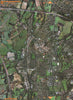 UXBRIDGE. M40 Junction 1 Uxbridge Moor Brunel University 2000 old vintage map