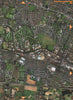 HAYES. Hayes End Stockley Park Golf Course Hayes Town 2000 old vintage map