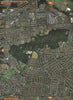 ABBEY WOOD SE2. Lessness Bostall Woods East Wickham Bexleyheath 2000 old map