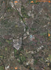 MERTON SW19 SW17. Summerstown South Wimbledon Collier's Wood Morden 2000 map