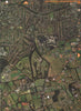 SUTTON.Carshalton Beeches/On The Hill.Oaks Golf Course Little Woodcote 2000 map